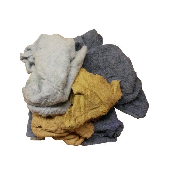 Coloured Terry Towel Rags 10Kg Bag